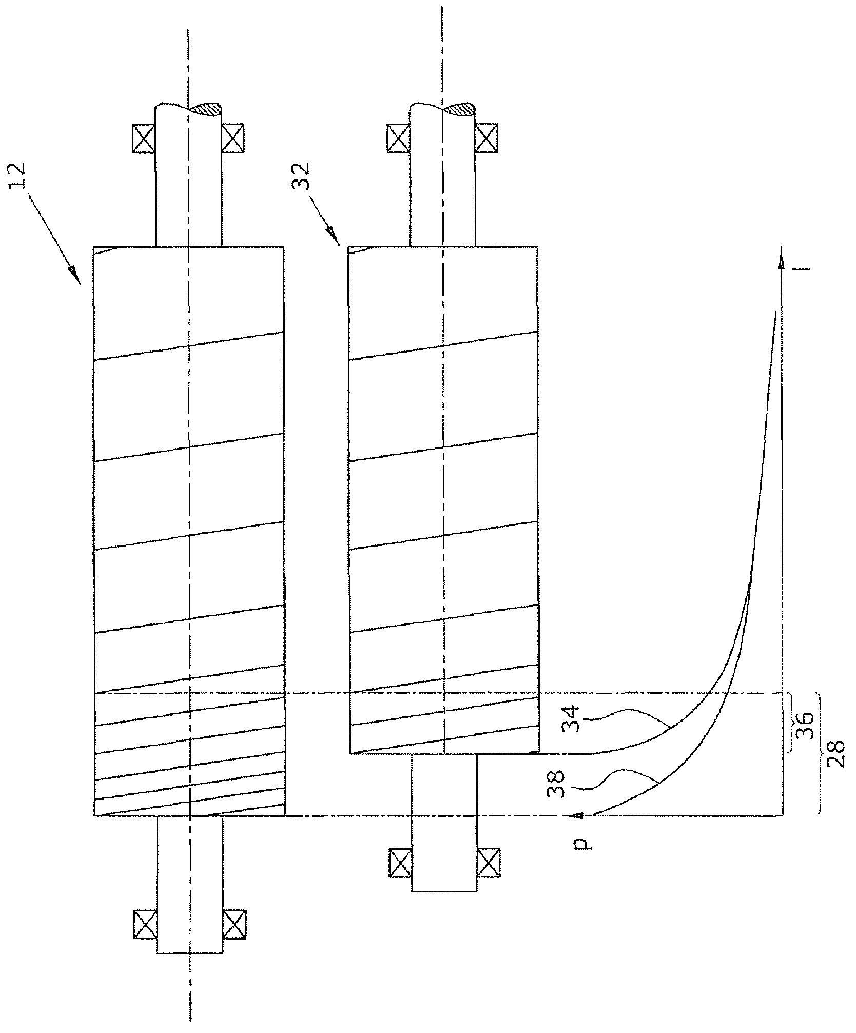 Screw vacuum pump