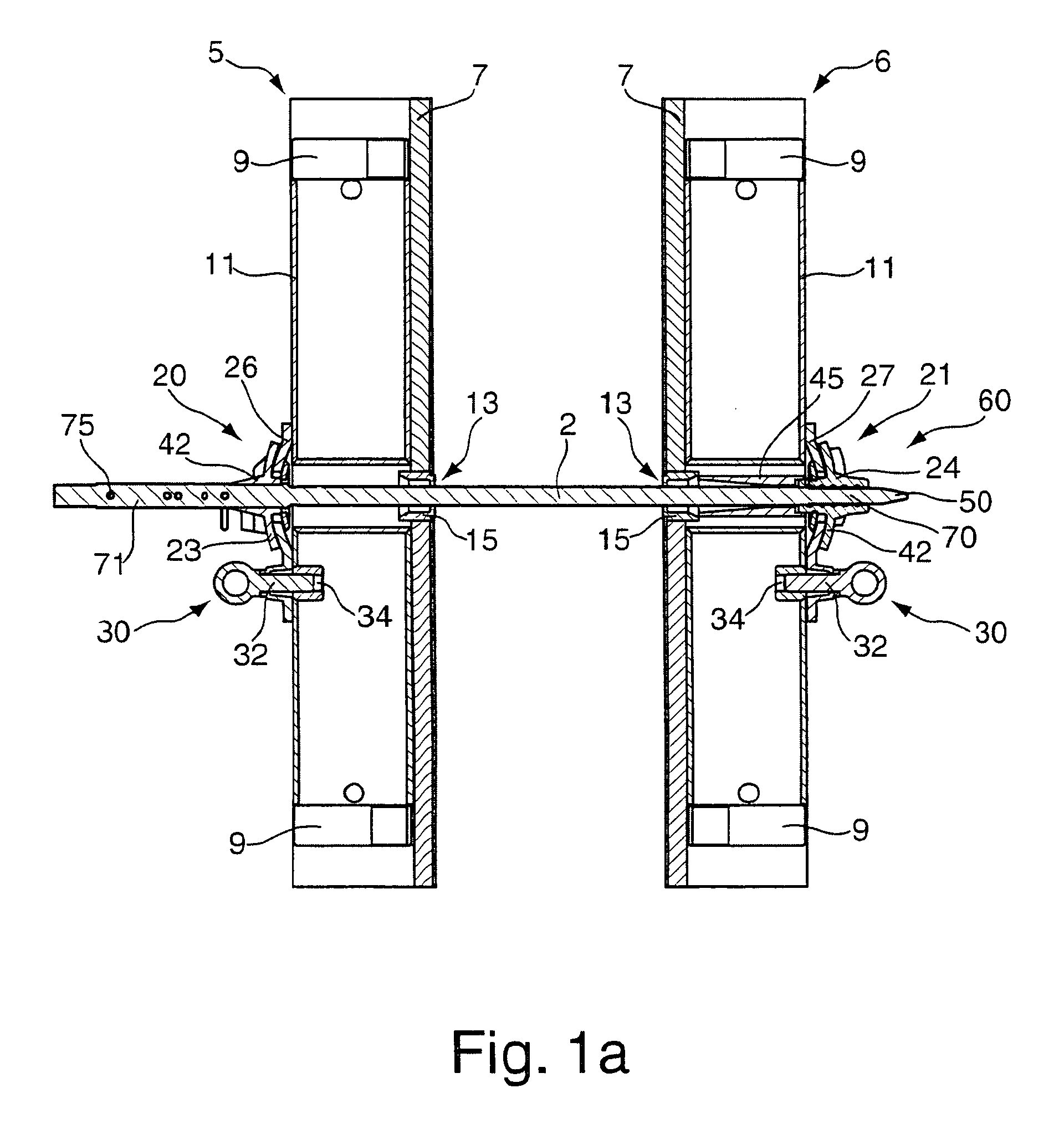 Anchor rod anchor system of a concrete wall form