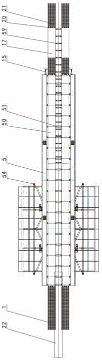 Multifunctional stretchable inverted-arch trestle