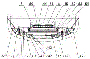 Multifunctional stretchable inverted-arch trestle