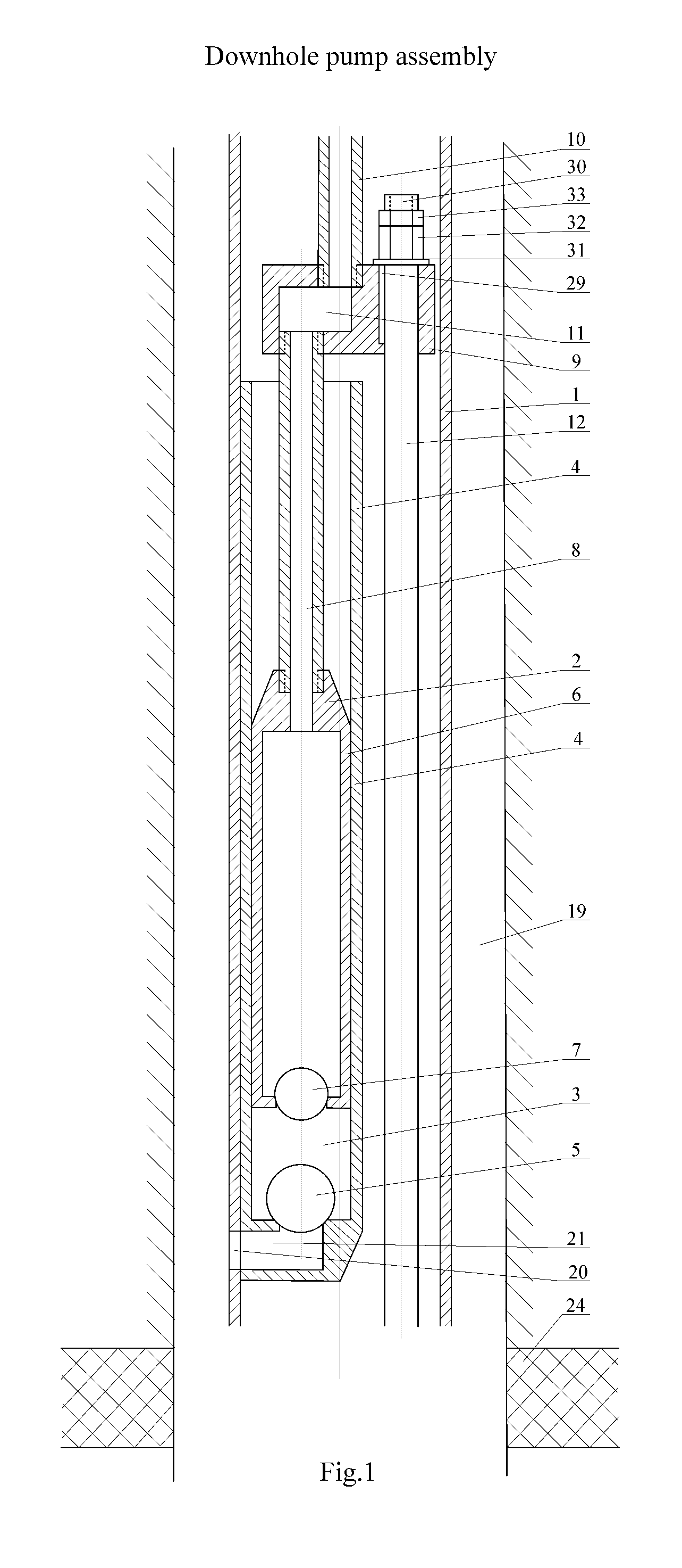 Downhole pump assembly