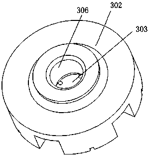 A degassing rotor structure with convective effect