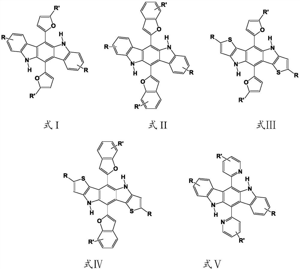 Cross-shaped semiconductor materials for explosive detection as well as preparation method and application of cross-shaped semiconductor materials