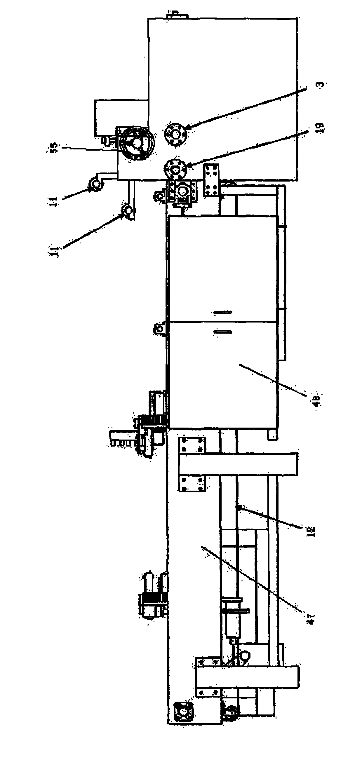 Device for installing carton handles