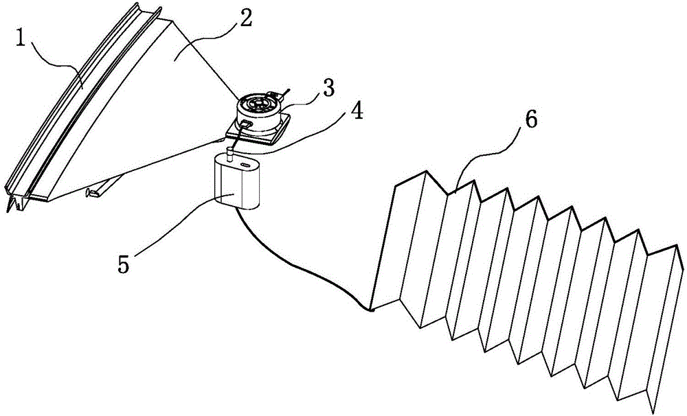 Indoor air exchange device of car cab