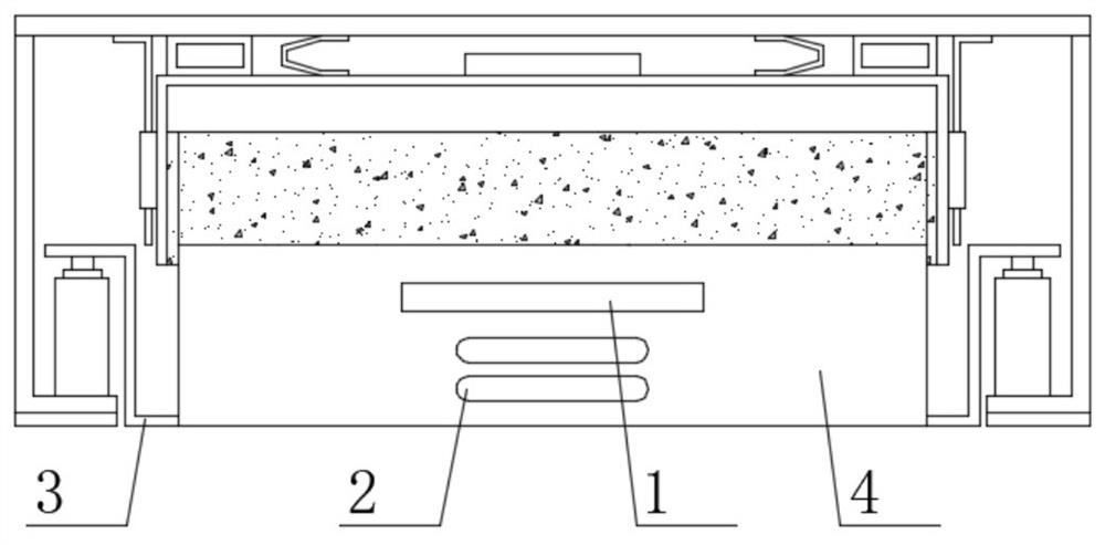 A charging device for a robot with a protective function