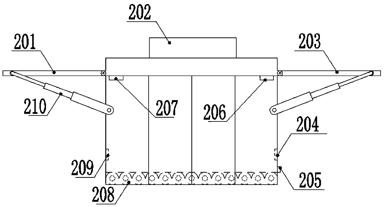 An unmanned cargo delivery building lifting robot