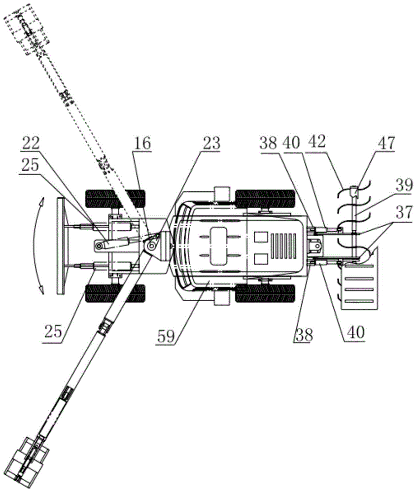 Multipurpose small wheel type excavator