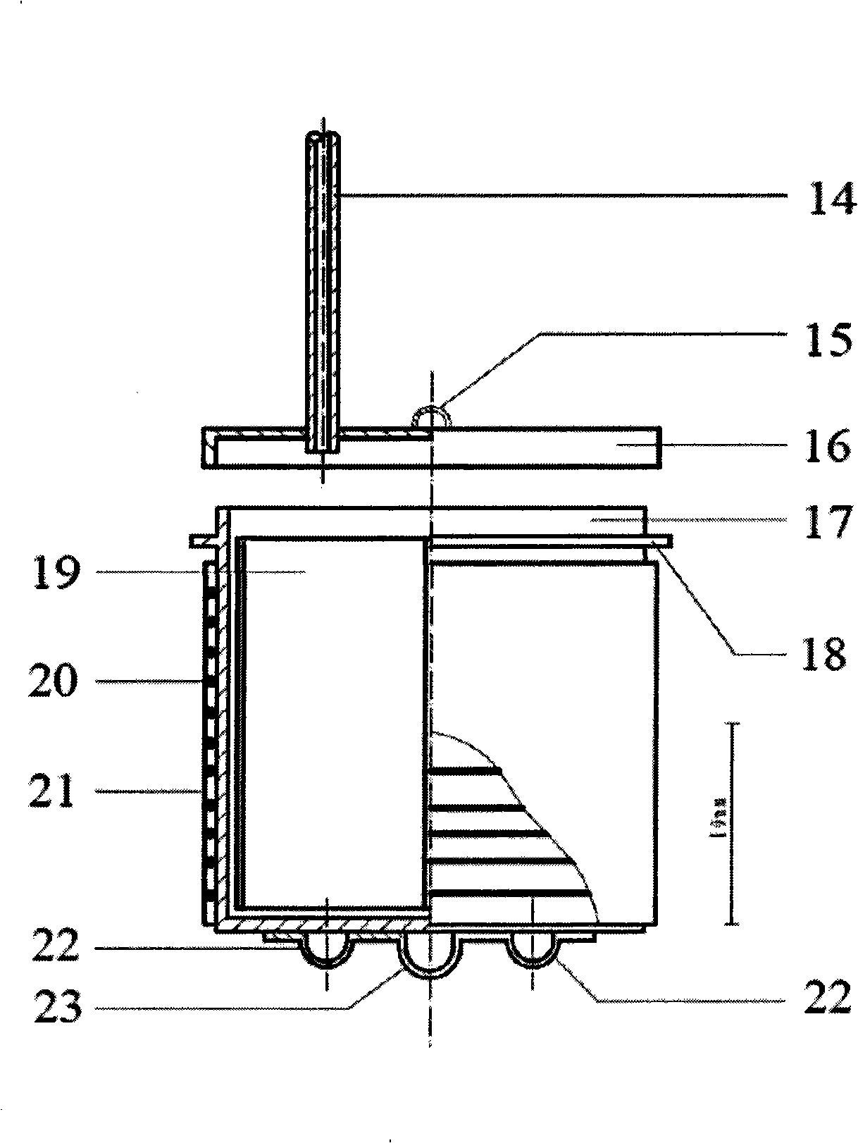 Adiabatic calorimeter and heat measuring system