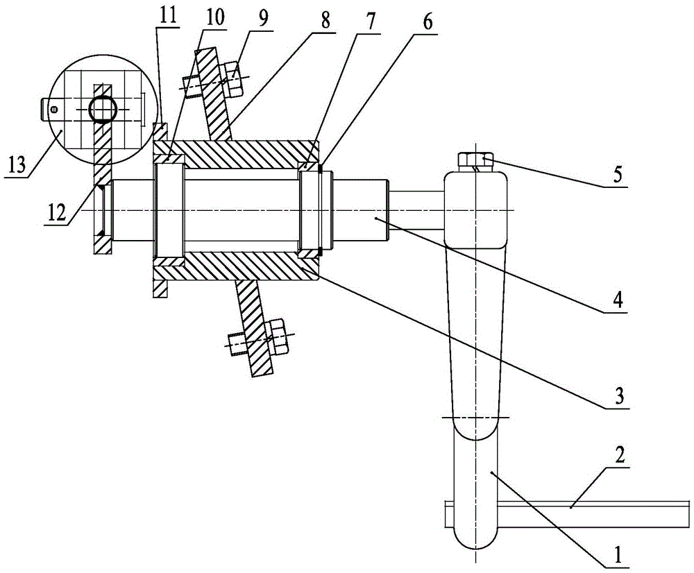 Hydraulic engaging and disengaging gear