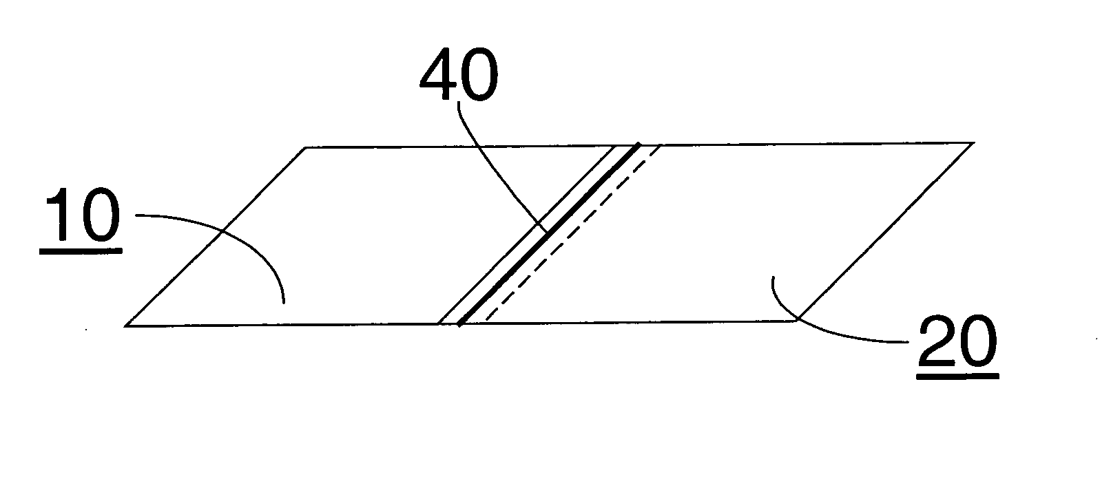 Fabric seam formation by radiation welding process