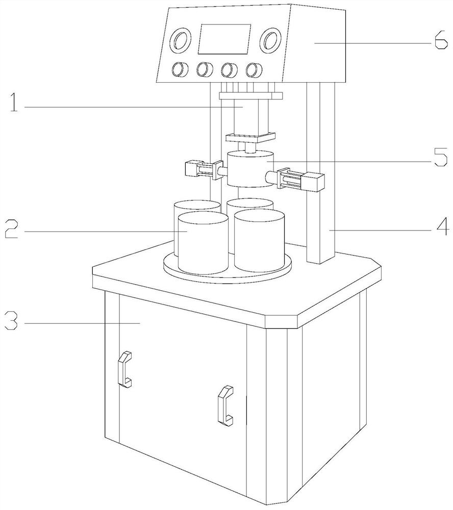 A vacuum bottle packaging equipment