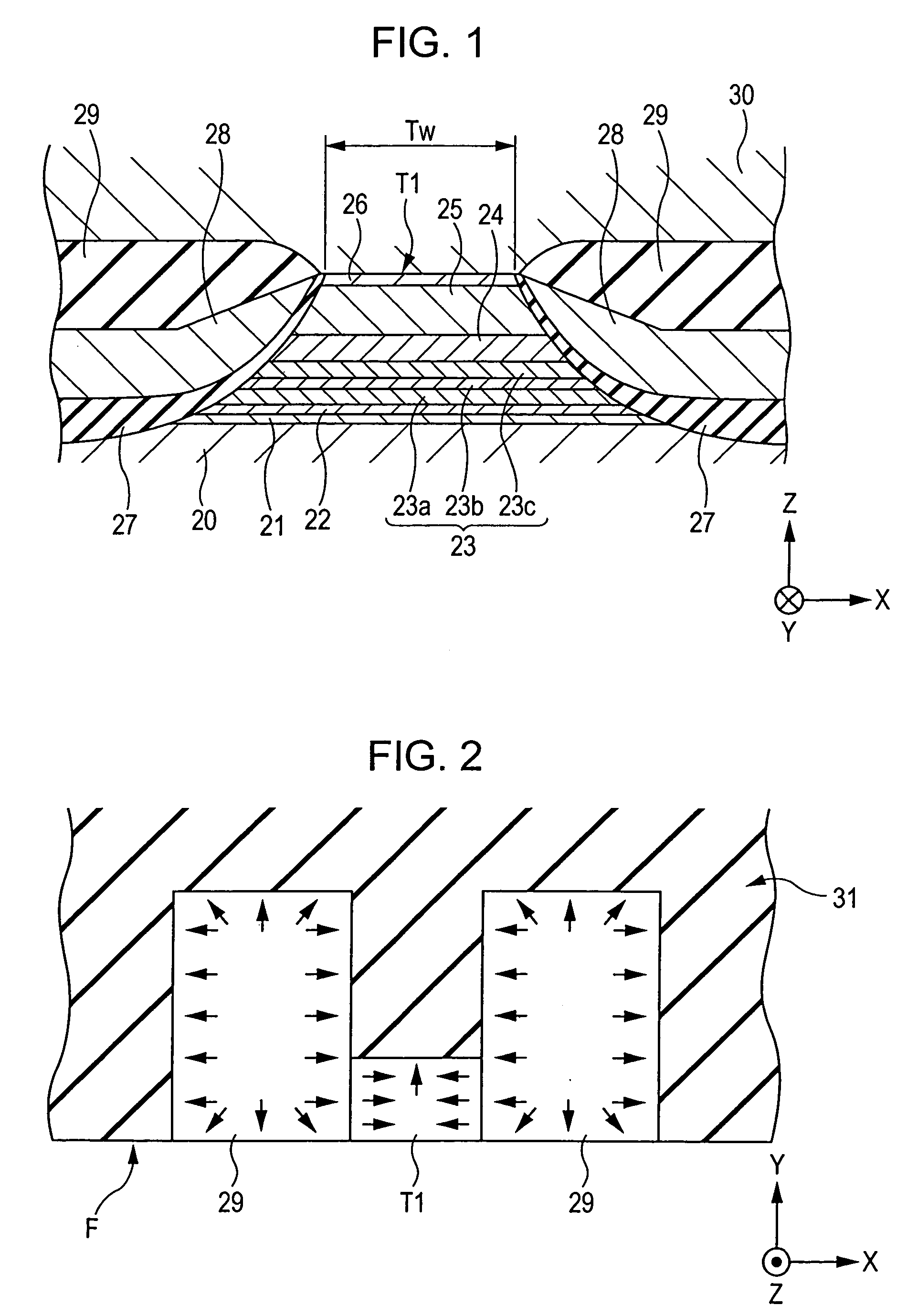 Magnetoresistive sensor containing self-pinned layer