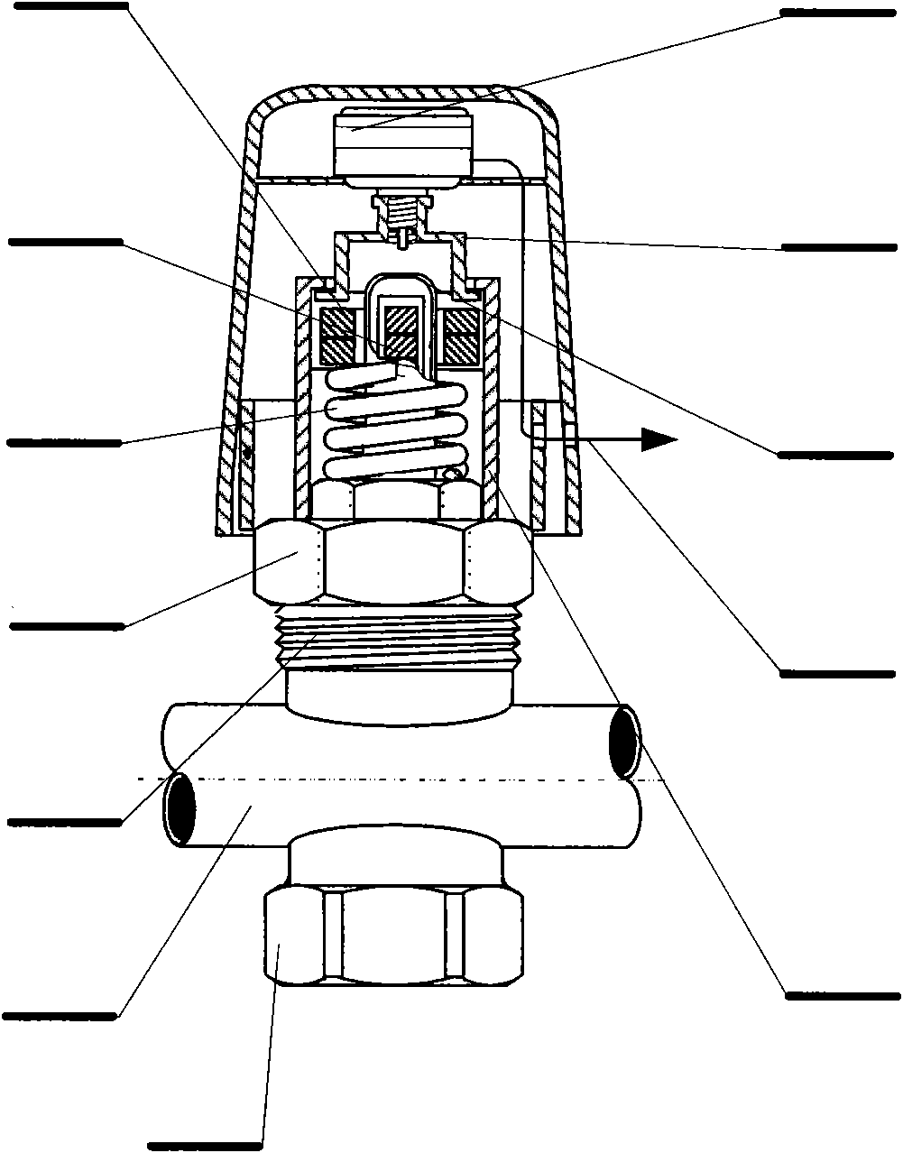 Temperature control system for water segregator valve