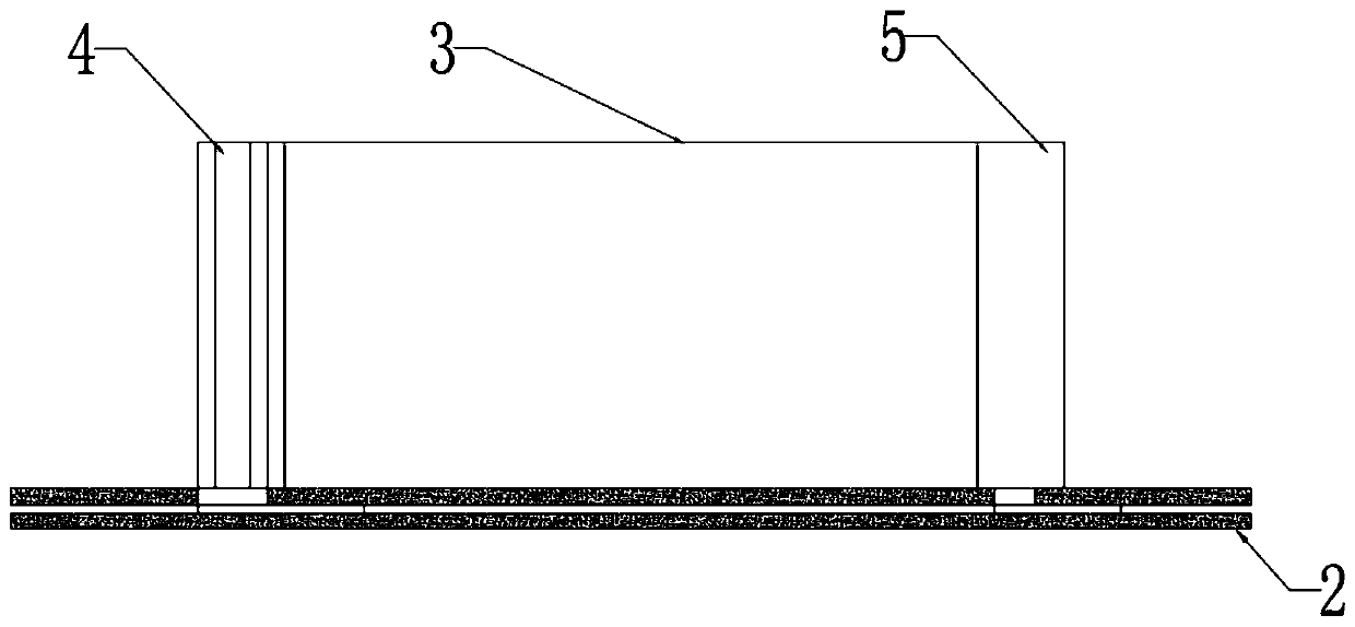 Assembly type skirting line internal and external corner closing-up mounting structure