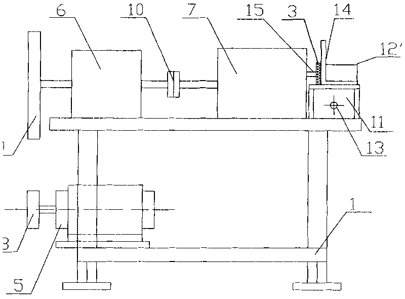 Round steel end chamfering machine