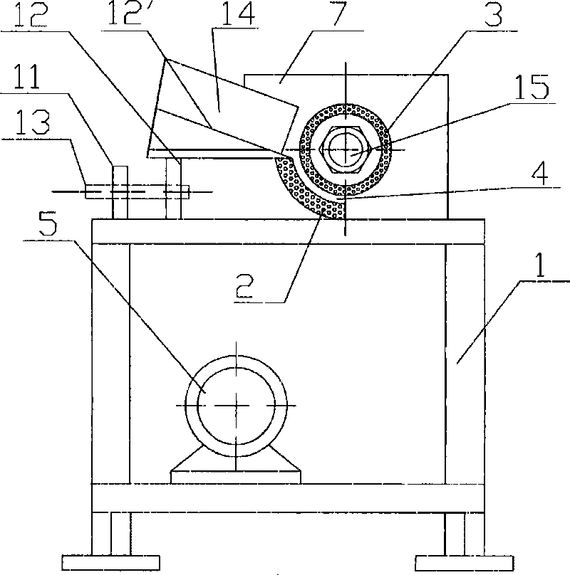 Round steel end chamfering machine