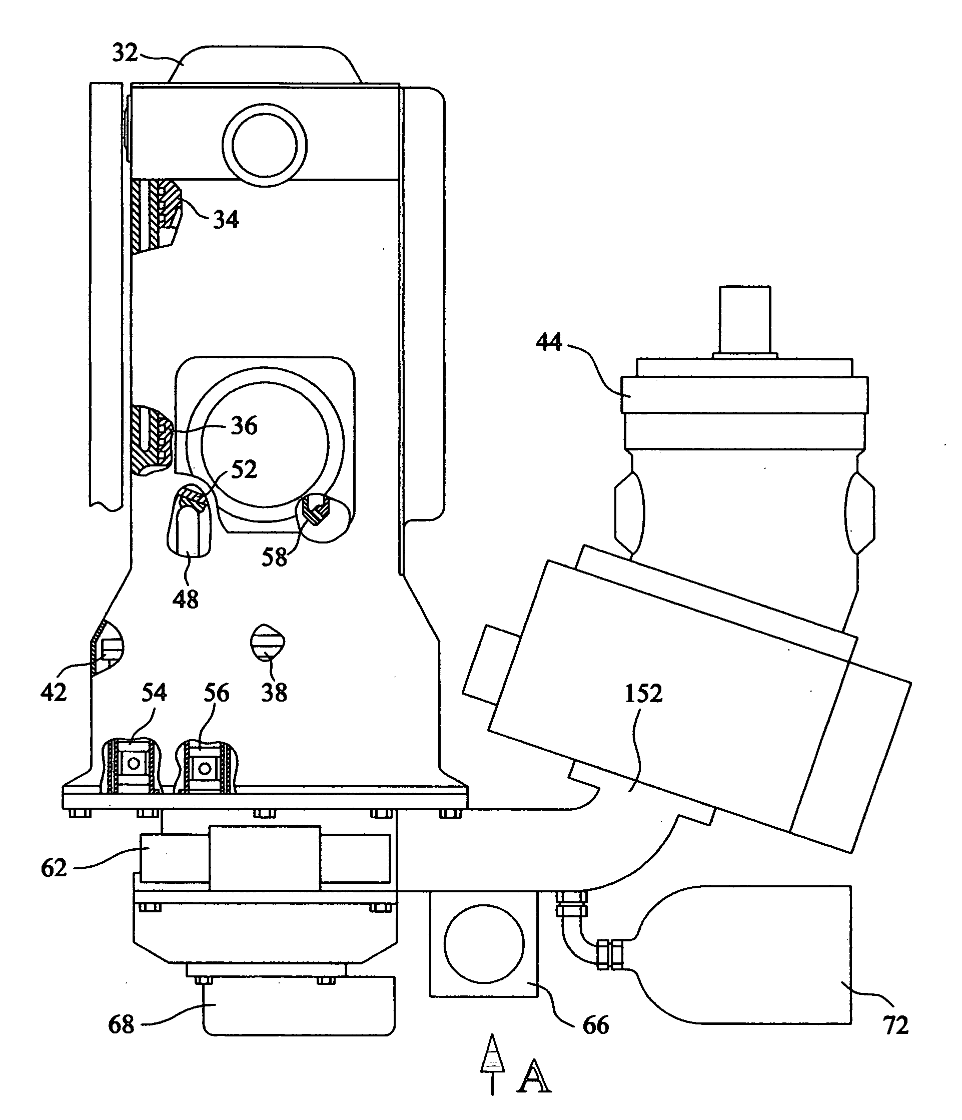 Monocylindrical hybrid powertrain and method of operation