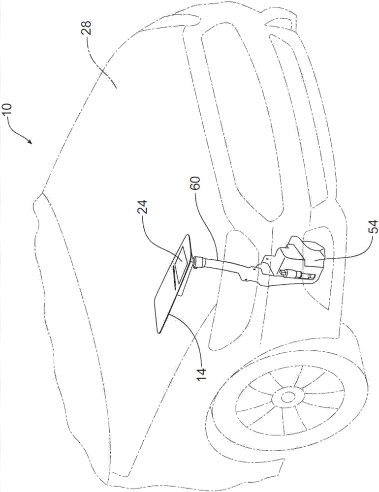 Autonomous ecologic rainwater collection system for replenishing washer fluid in a motor vehicle