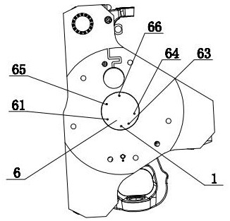 Special clamp for five-axis machining center of automobile steering knuckle structural part