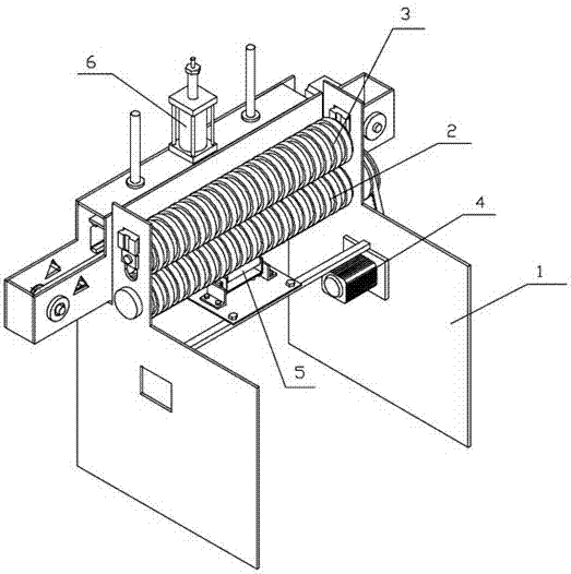 Fly cutter device of bag making machine