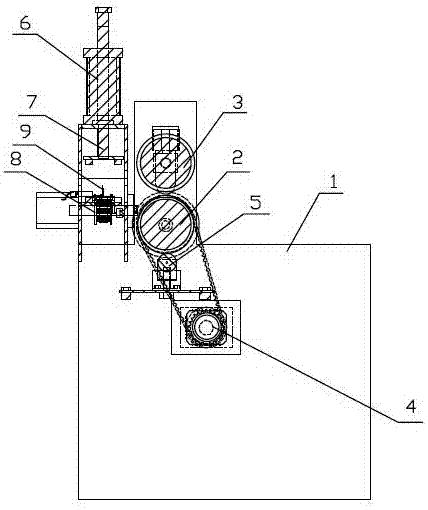 Fly cutter device of bag making machine