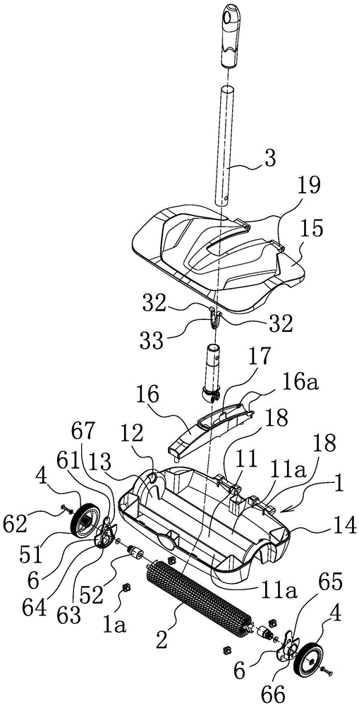 Novel carpet mop