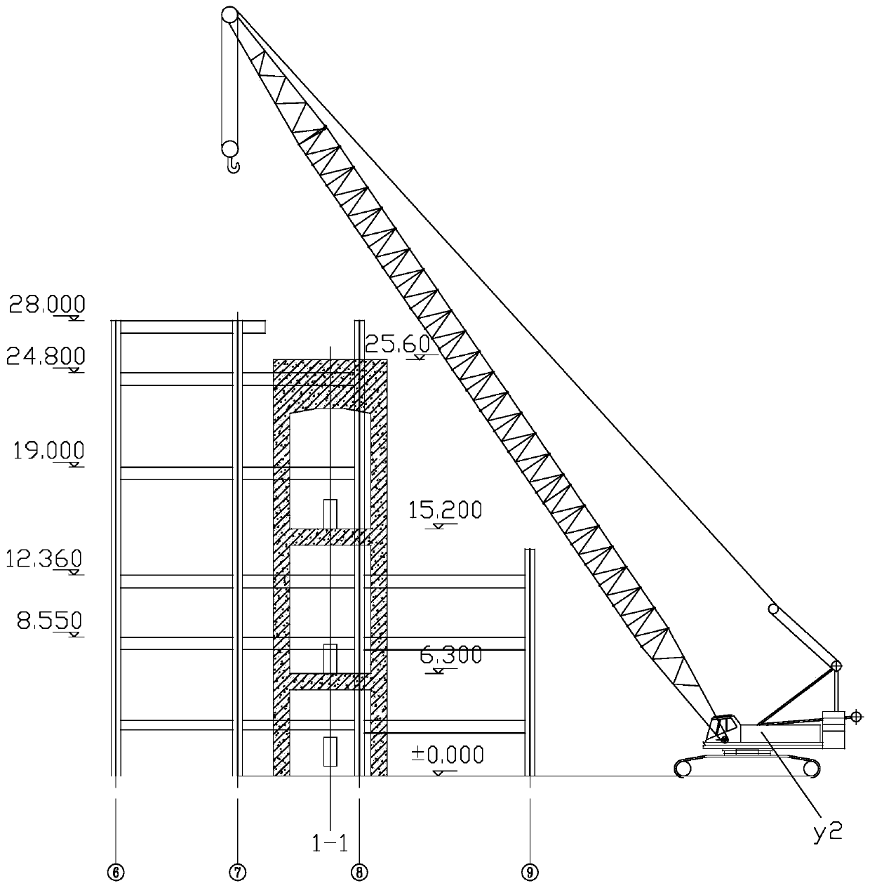 Lifting and installation process of electric furnace body