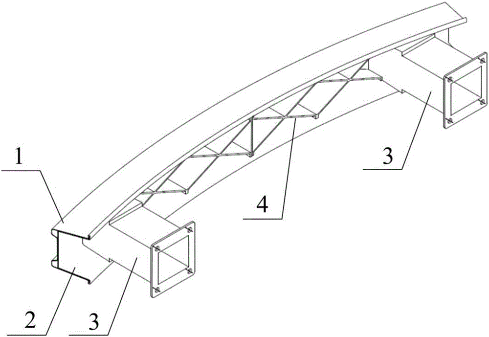 Bumper device integrally formed by metal/composite material