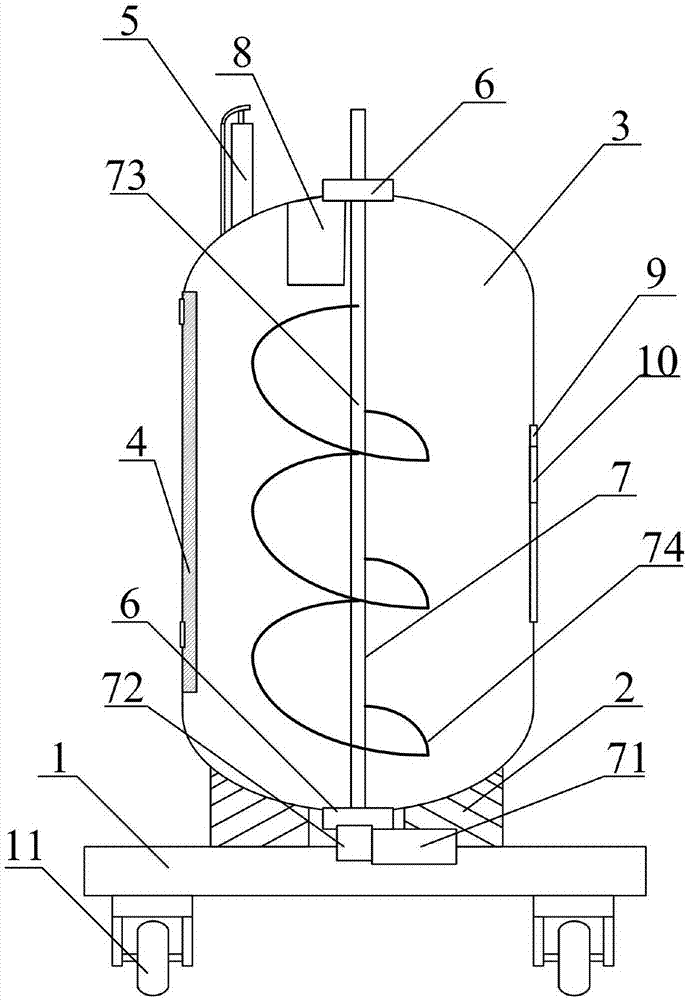 Improved microwave oven for regenerating activated carbon powder