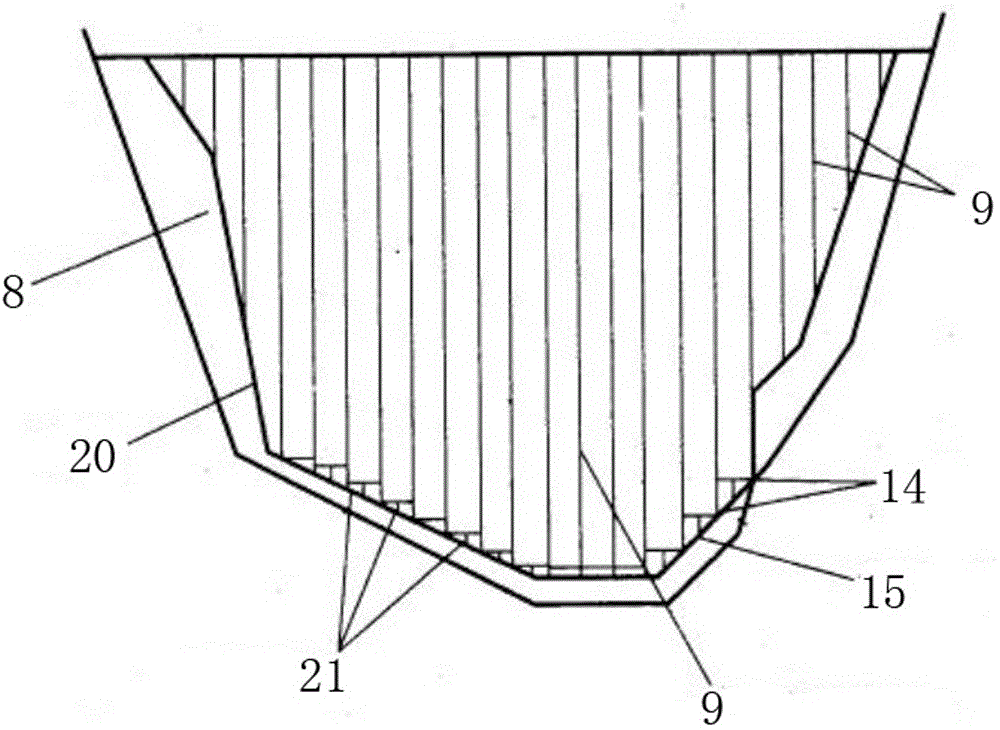 Rubber face rockfill dam and its construction method