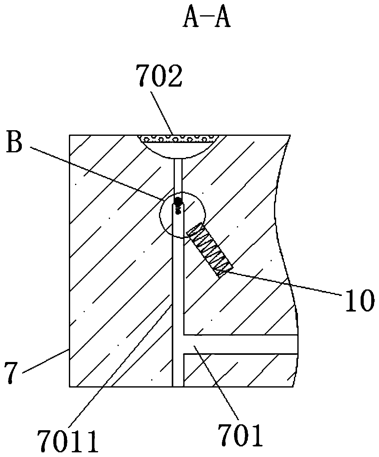 Auxiliary cleaning device of conveying mechanism for cosmetic production line