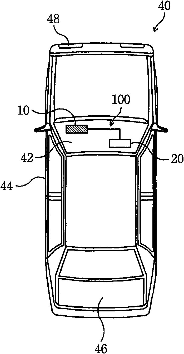 Automobile function control device and method using touch pad component