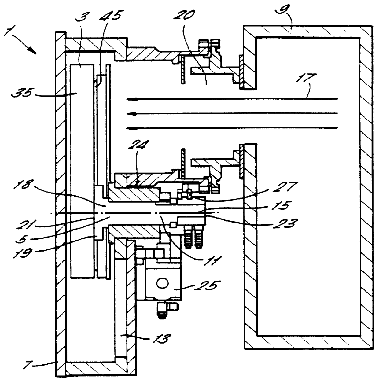 Beam stop apparatus for an ion implanter