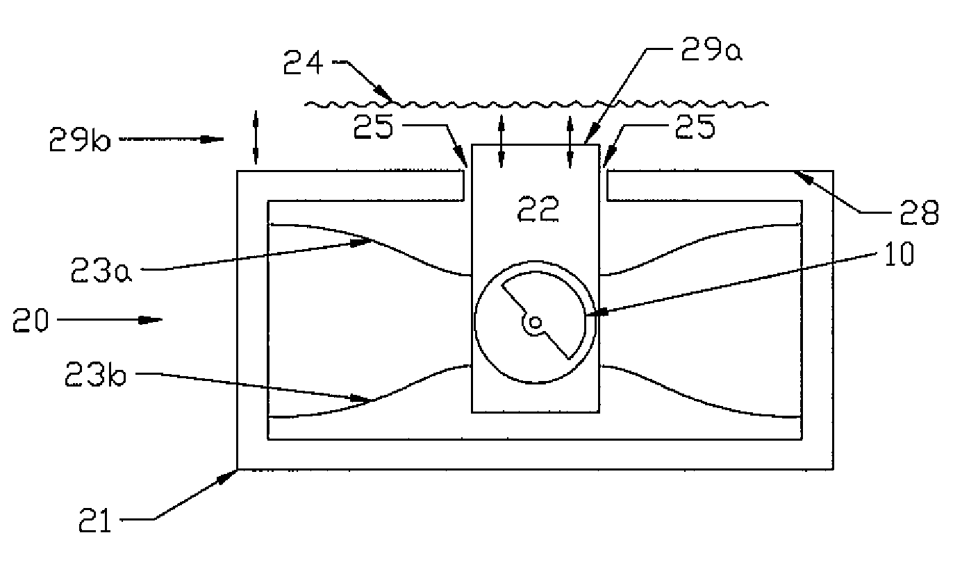 Wide band vibrational stimulus device