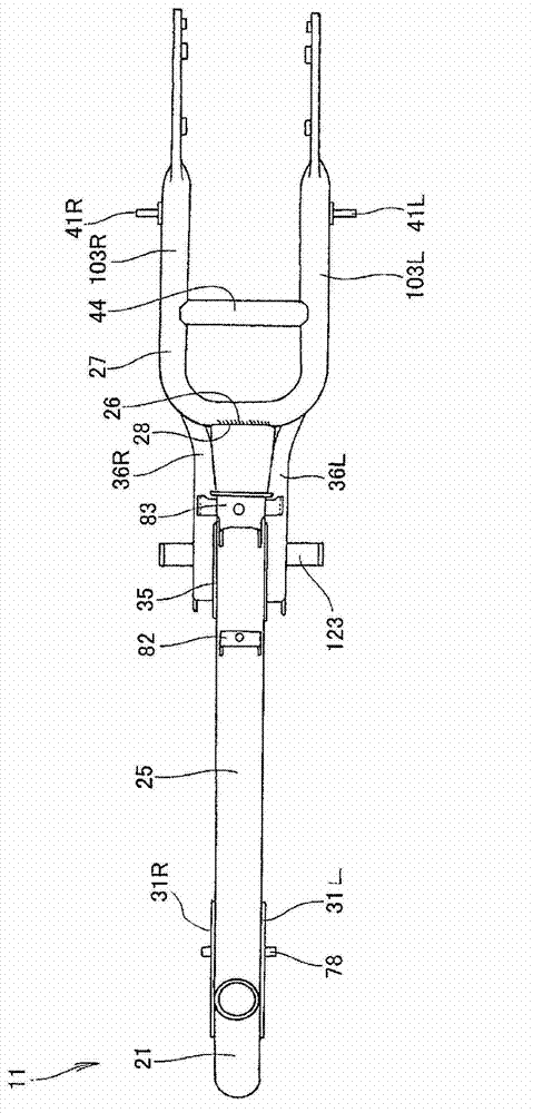 Two-wheeled motorcycle