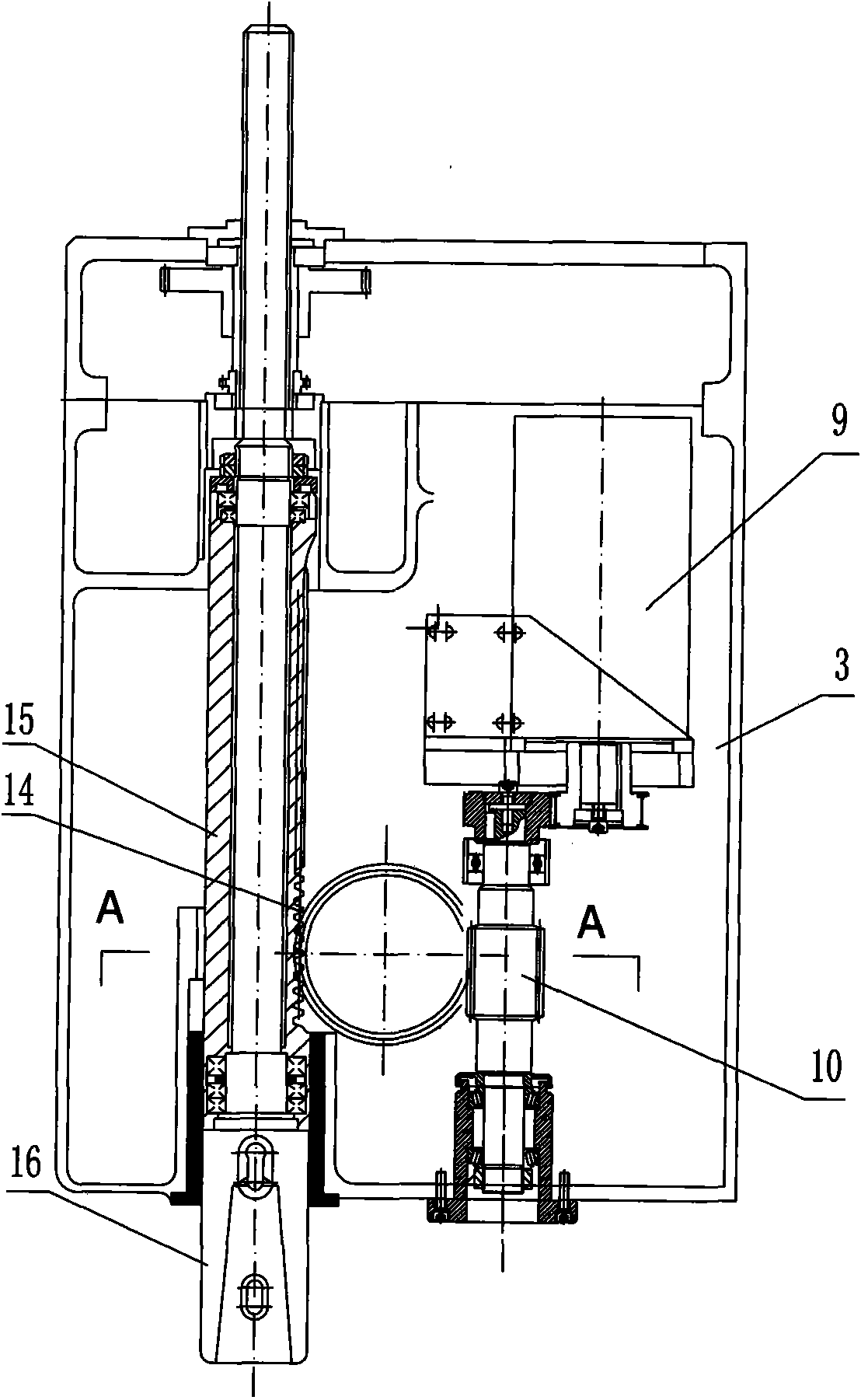 Numerical control rocker arm drilling machine