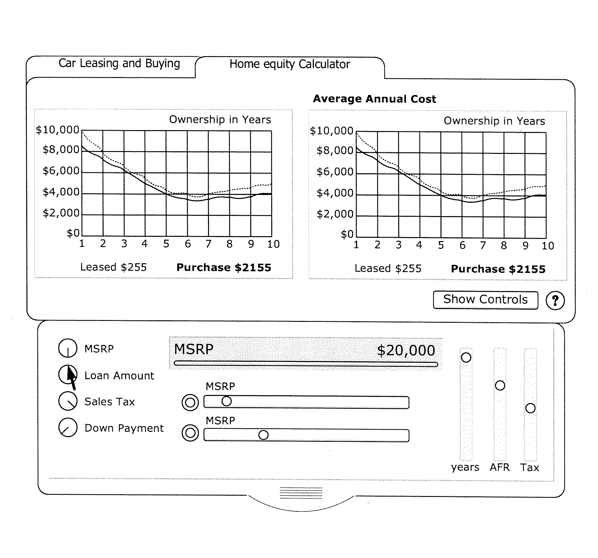 Method and System for Creating Graphical and Interactive Representations of Input and Output Data