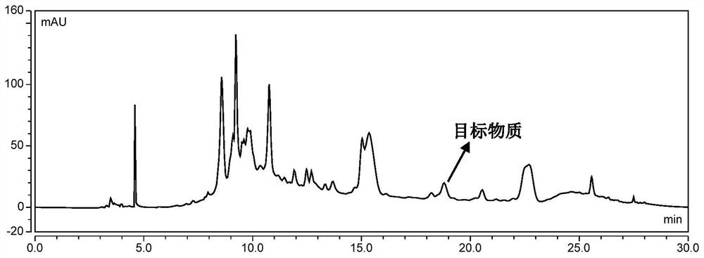 A method for separating and preparing petunienin-3-o-(6-o-p-coumaroyl) glucoside