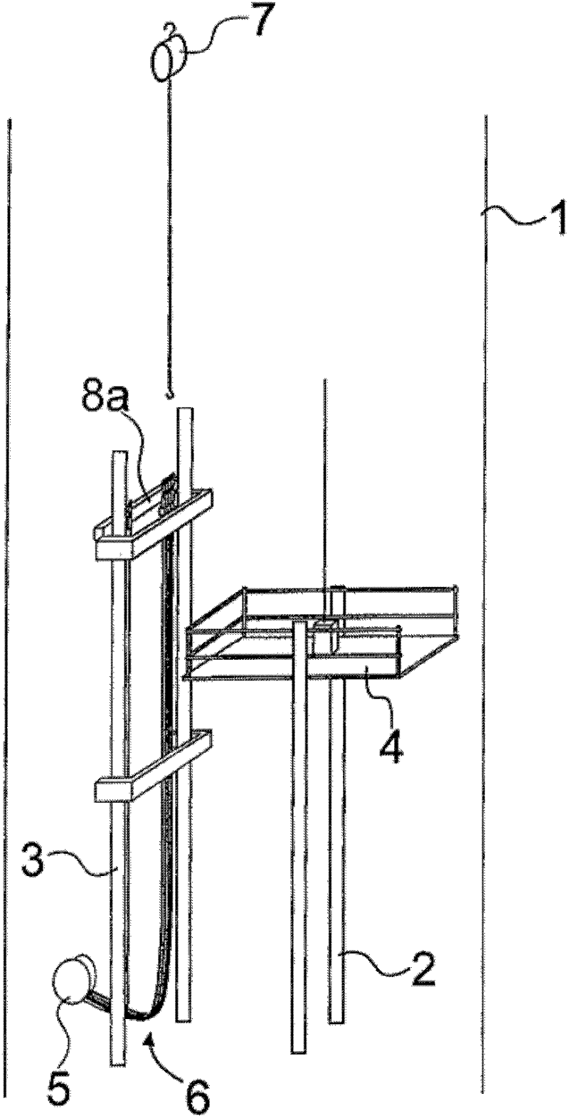 Method for installing the hoisting roping of an elevator