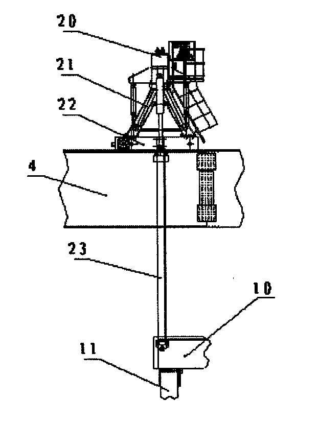 Bridge girder erection machine capable of passing through tunnel and realizing girder erection and bridging process thereof