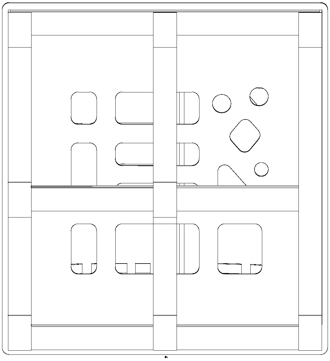 Detection method and detection system of laser cutting tooling and pasting state