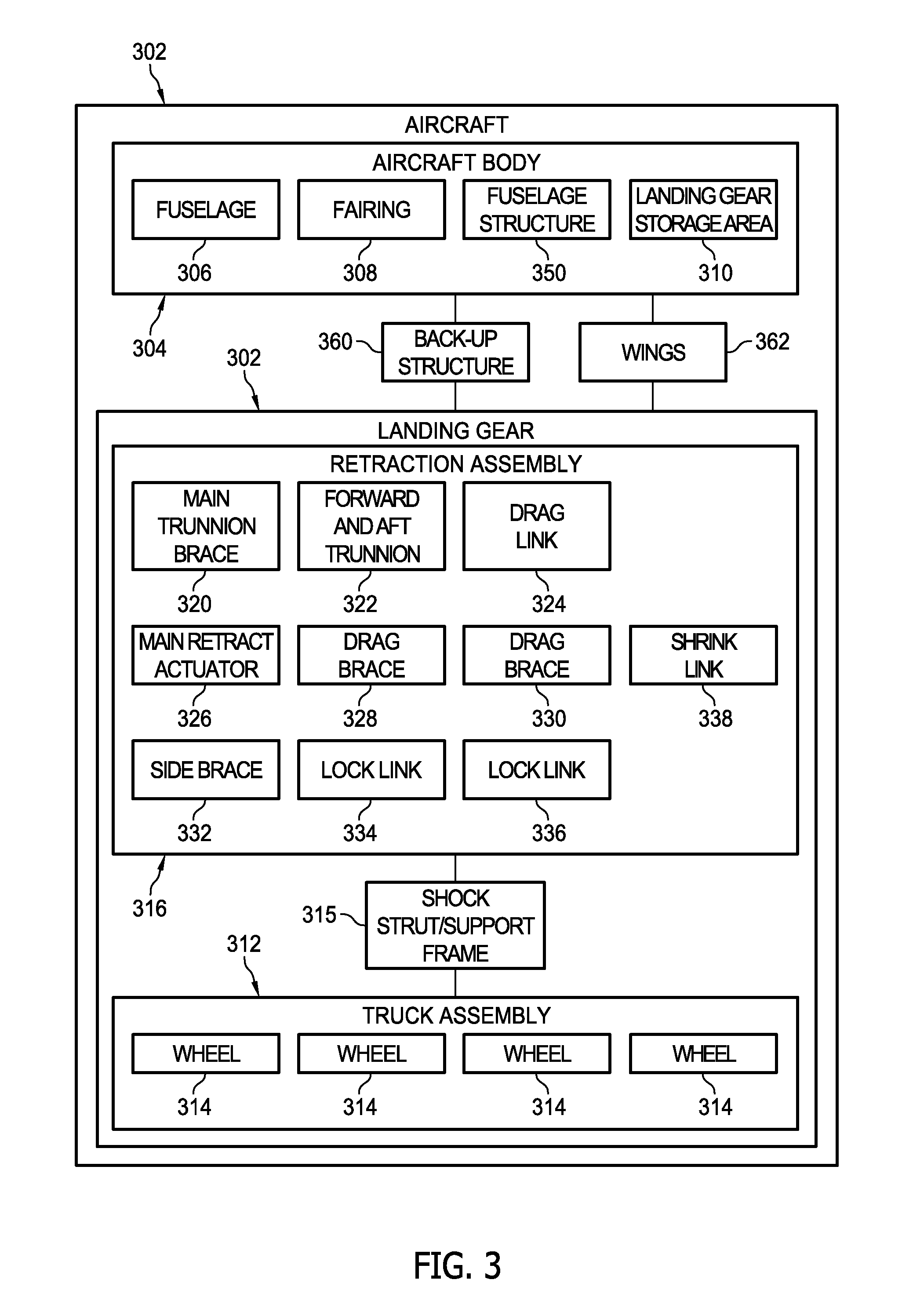 Fuselage-mounted landing gear assembly for use with a low wing aircraft