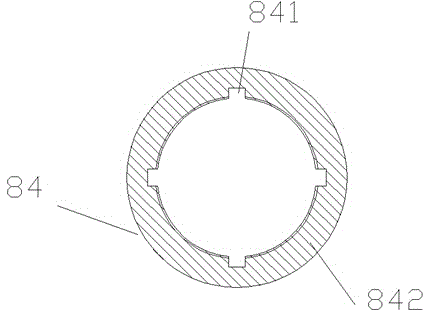 Garden road trimming device for falling dust through atomizing sprayer and use method thereof