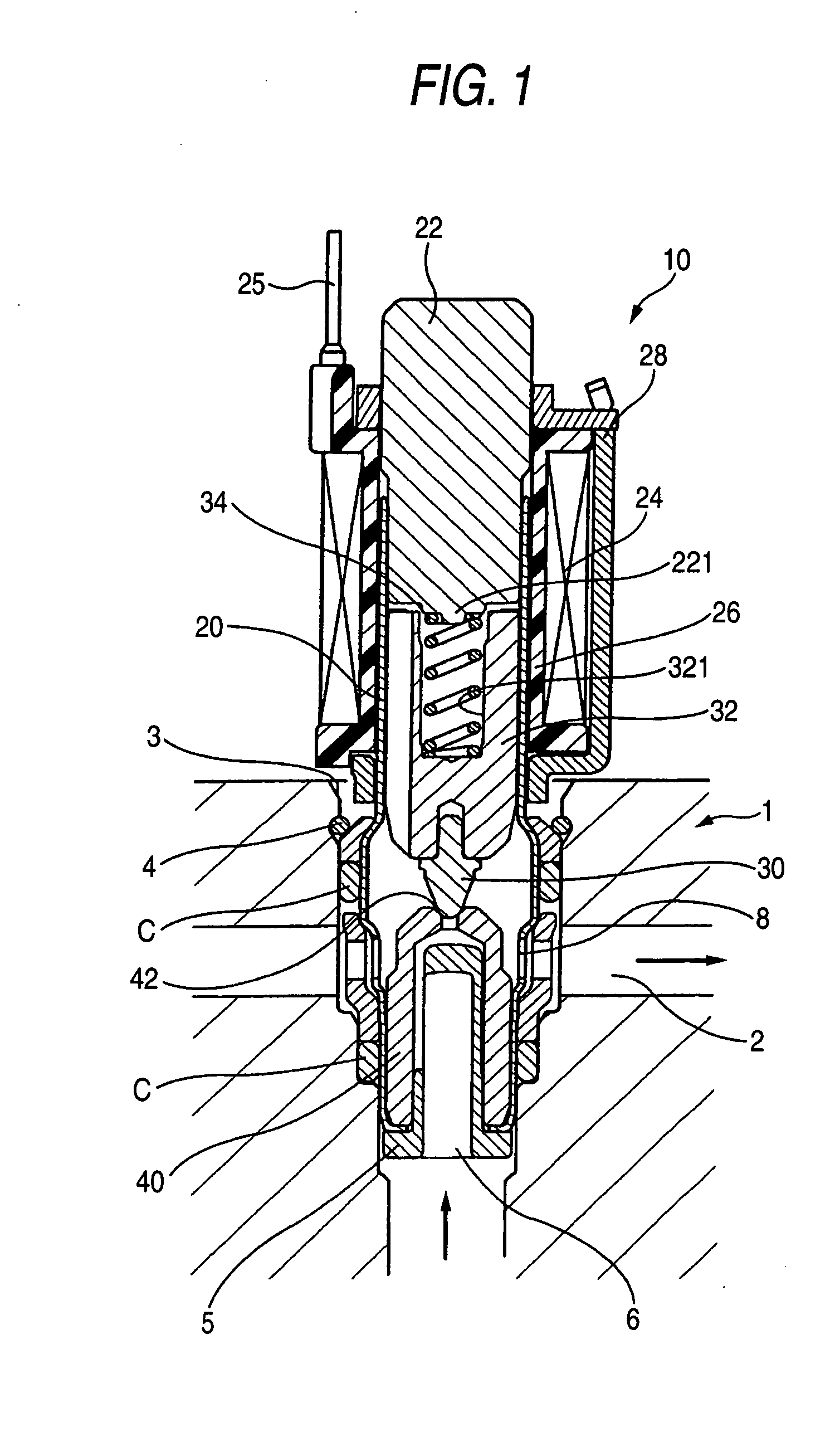 Normally closed solenoid valve