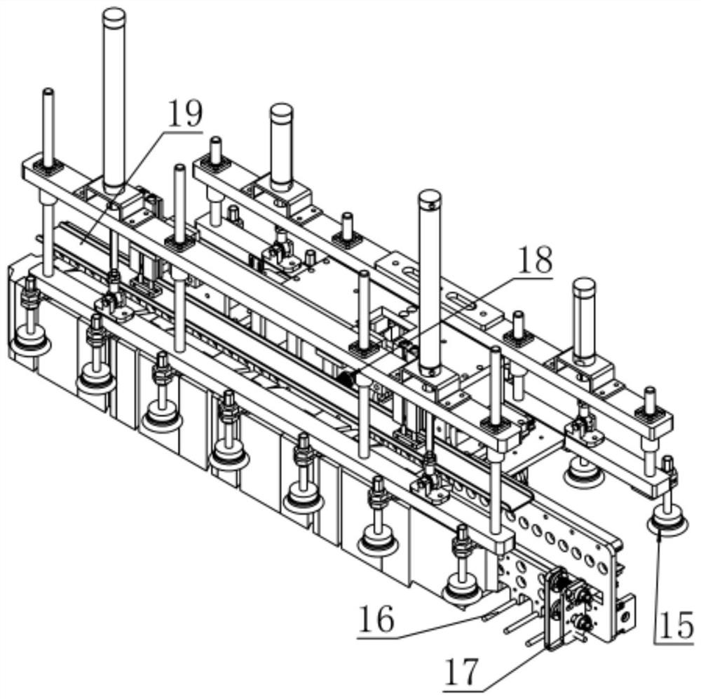 Automatic stacking machine for cigarette packets