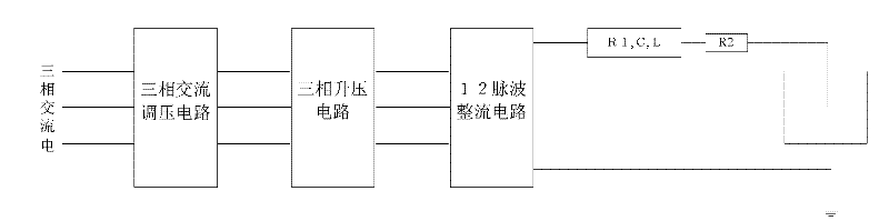 Power supply apparatus generating electrostatic field