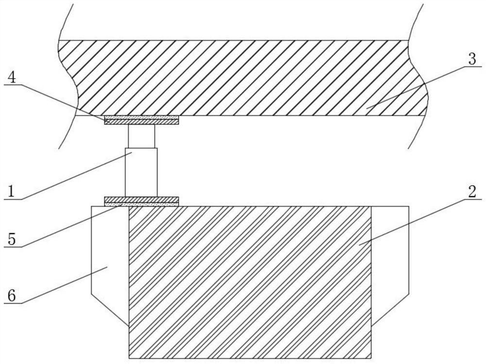 Bridge plate type rubber support and replacement construction method thereof