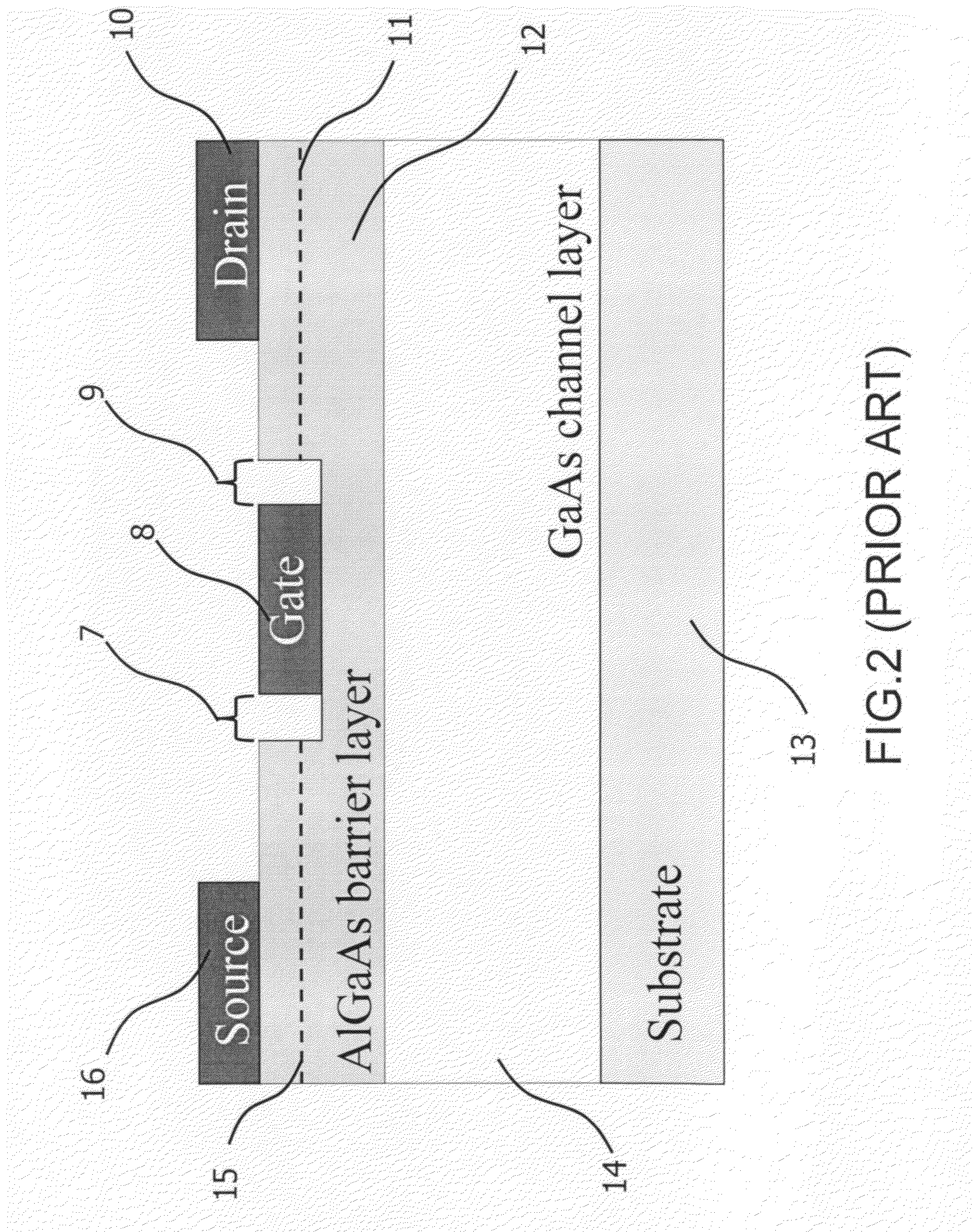 HFET with low access resistance