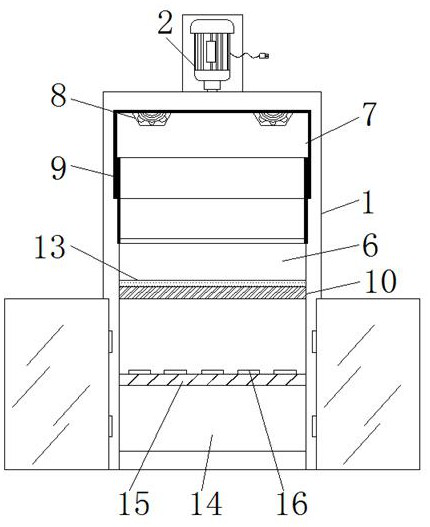 A scientific experiment cabinet with bactericidal and moisture-proof functions